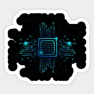 computer circuit board Sticker